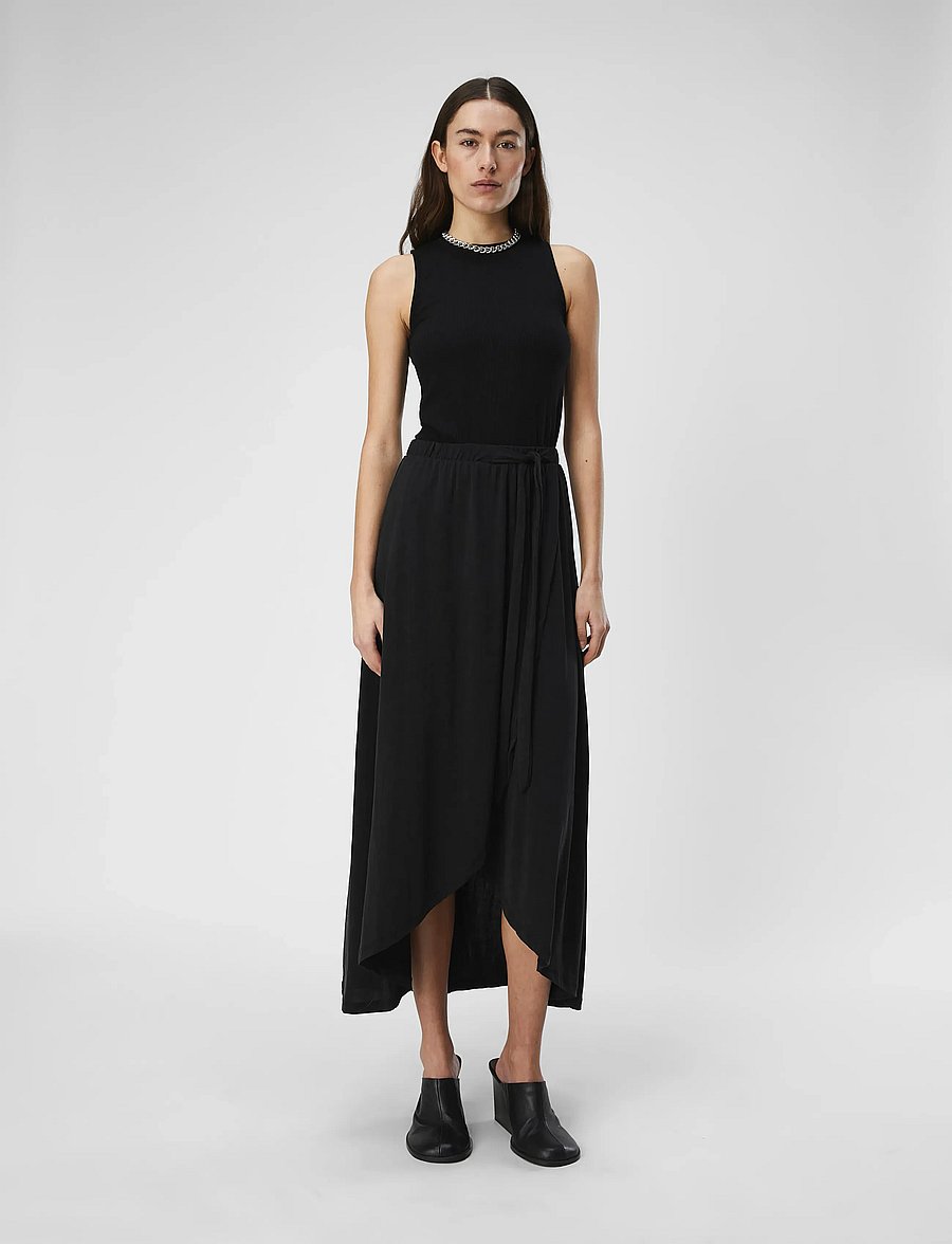 Object - OBJANNIE SKIRT NOOS - slå-om-nederdele - black - 4