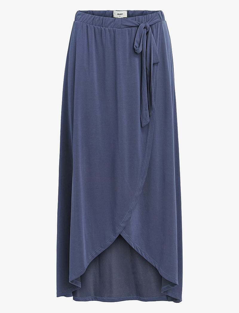 Object - OBJANNIE SKIRT NOOS - wickelröcke - blue indigo - 1