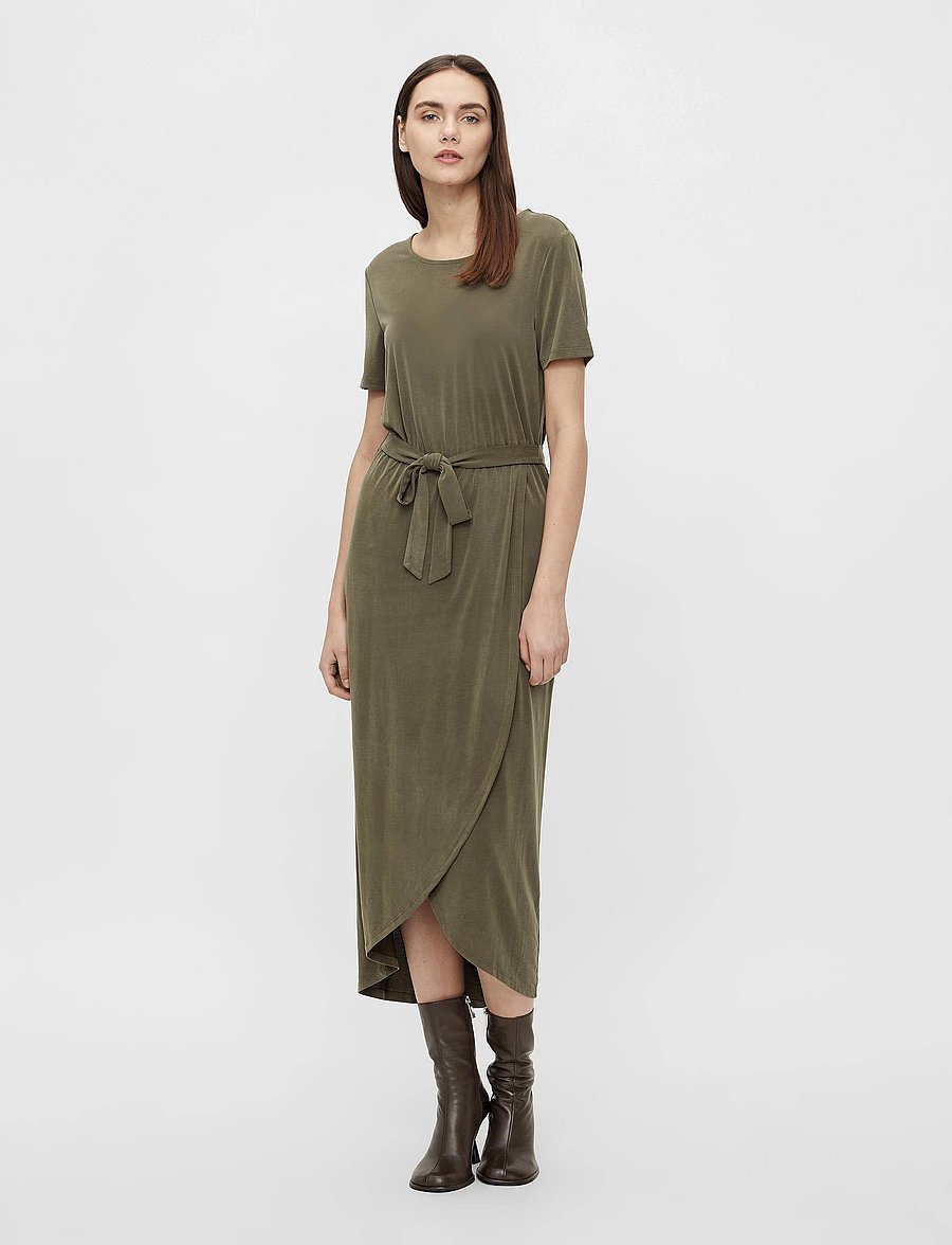 Object - OBJANNIE NADIA S/S DRESS - sommarklänningar - forest night - 0