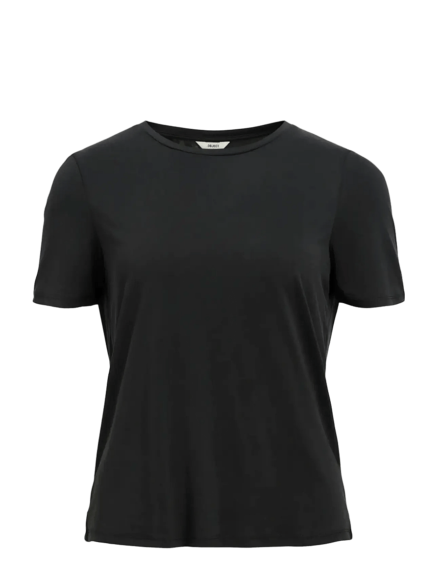 Object - OBJANNIE S/S T-SHIRT NOOS - t-shirts - black - 1