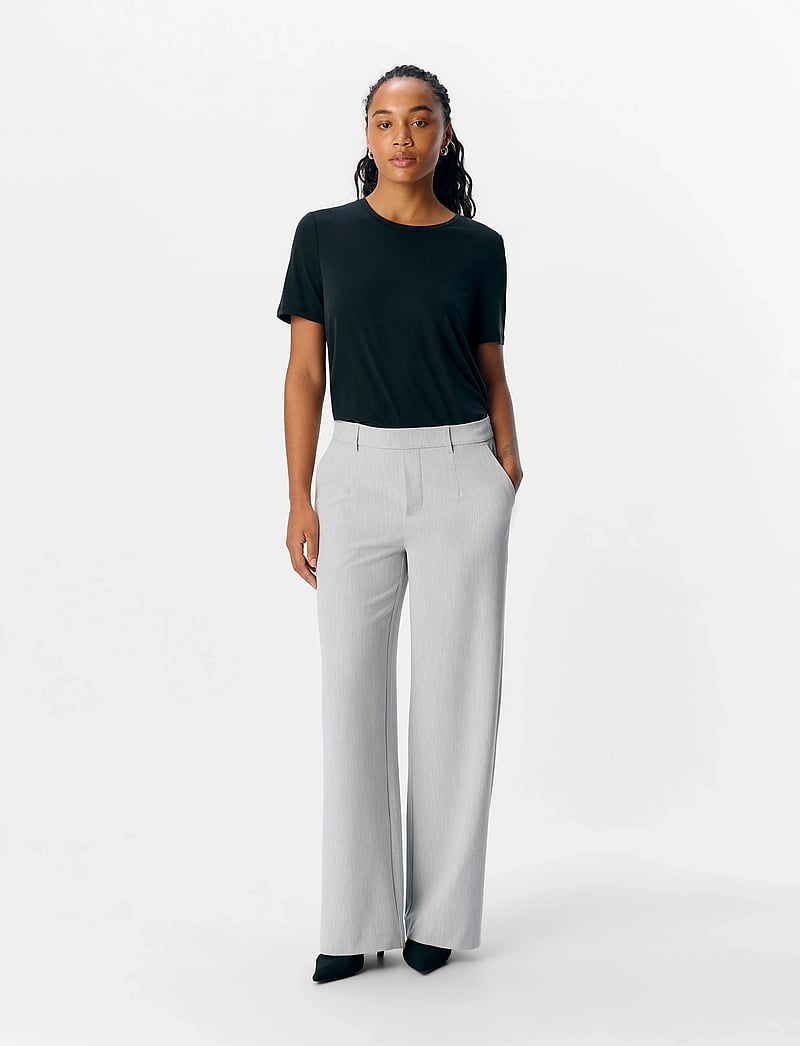 Object - OBJANNIE S/S T-SHIRT NOOS - t-shirts - black - 0