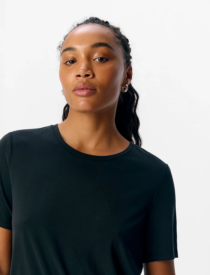 Object - OBJANNIE S/S T-SHIRT NOOS - t-shirts - black - 5