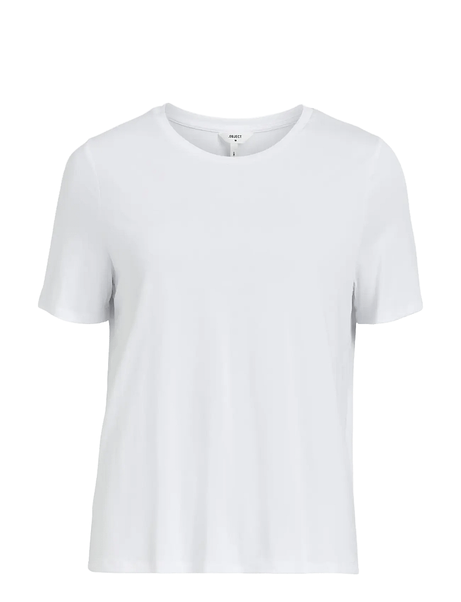 Object - OBJANNIE S/S T-SHIRT NOOS - t-shirts - white - 1
