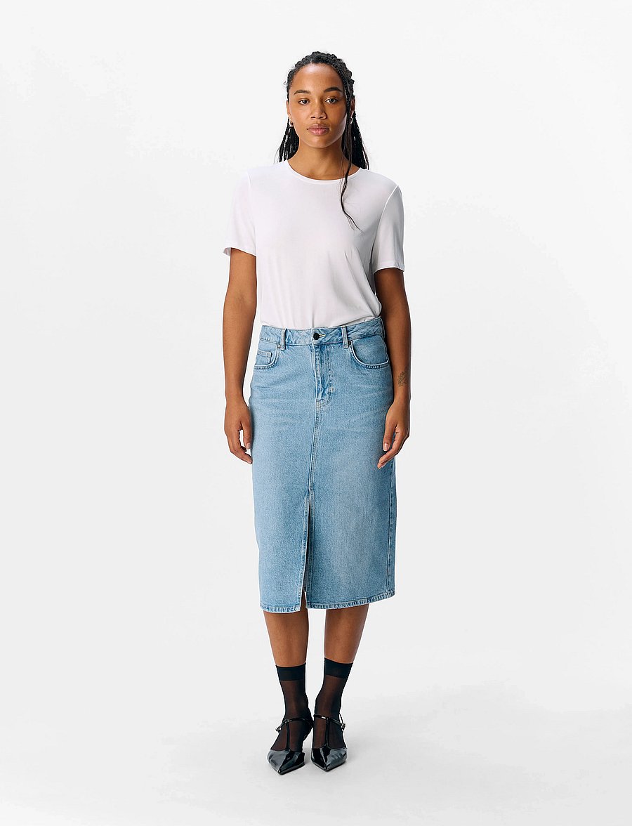 Object - OBJANNIE S/S T-SHIRT NOOS - t-shirts - white - 4