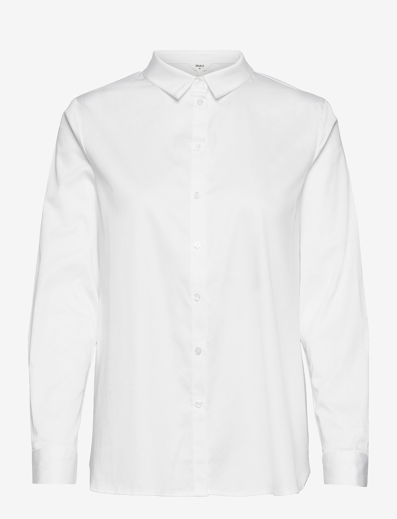 Object - OBJROXA L/S LOOSE SHIRT NOOS - long-sleeved shirts - white - 0