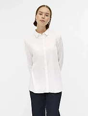 Object - OBJROXA L/S LOOSE SHIRT NOOS - long-sleeved shirts - white - 2