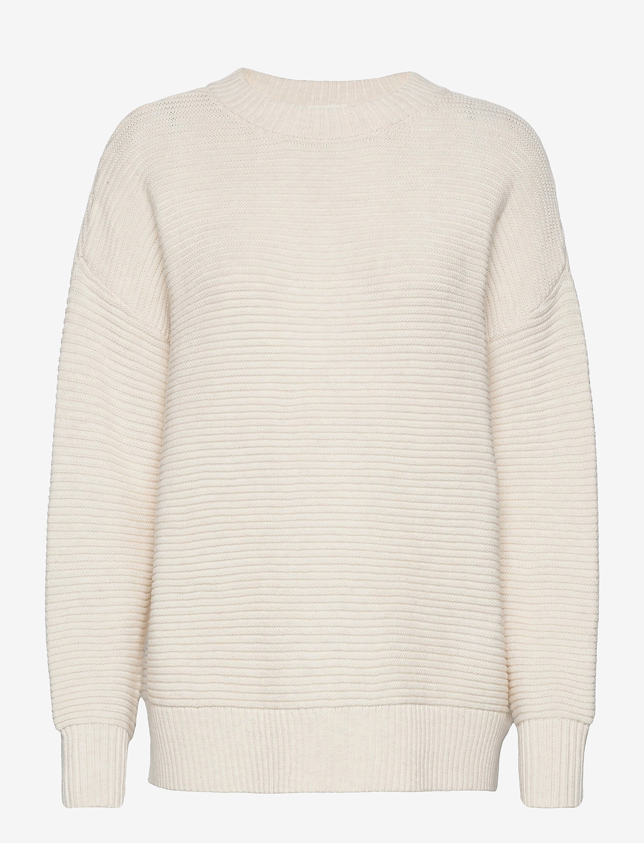 OBJRANICE LONG L/S KNIT PULLOVER DIV - SANDSHELL