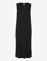 Object - OBJANNIE S/L DRESS - maxi dresses - black - 0