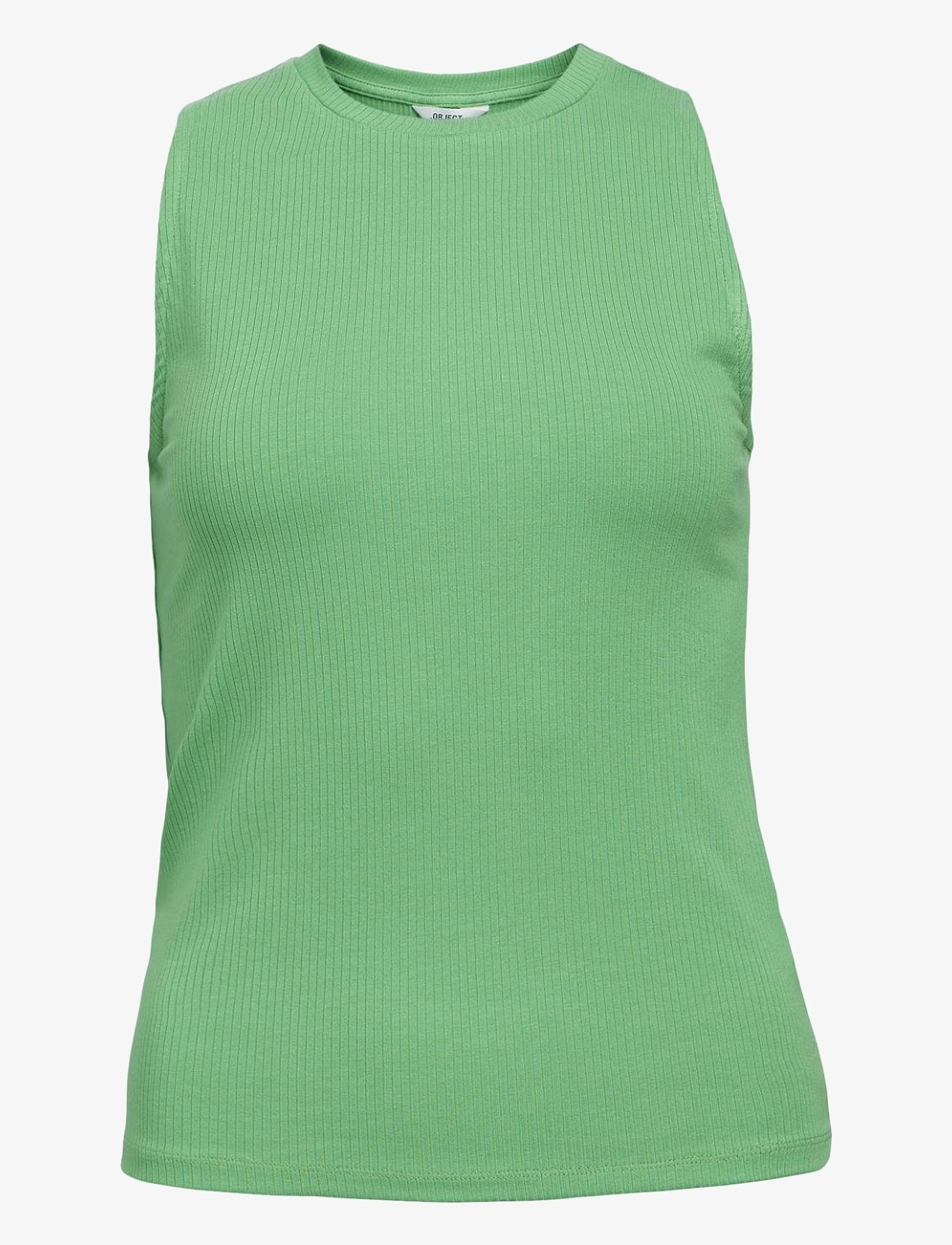 Object OBJJAMIE S/L TANK TOP NOOS - T-shirts & Toppar - VIBRANT GREEN / green