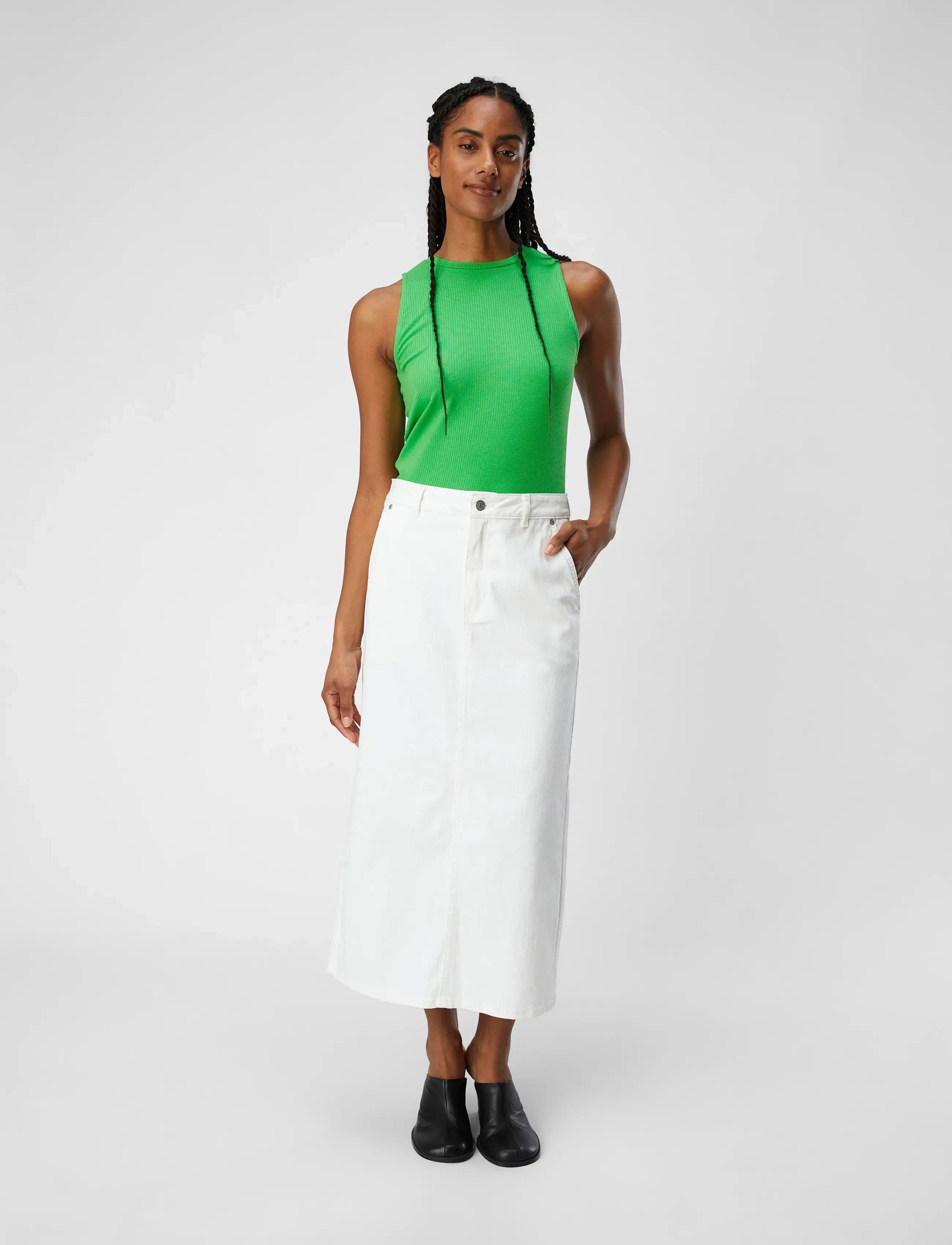 Object - OBJJAMIE S/L TANK TOP NOOS - Ärmellose tops - vibrant green - 3