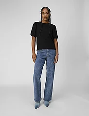 Object - OBJJAMIE S/S TOP - short-sleeved blouses - black - 4
