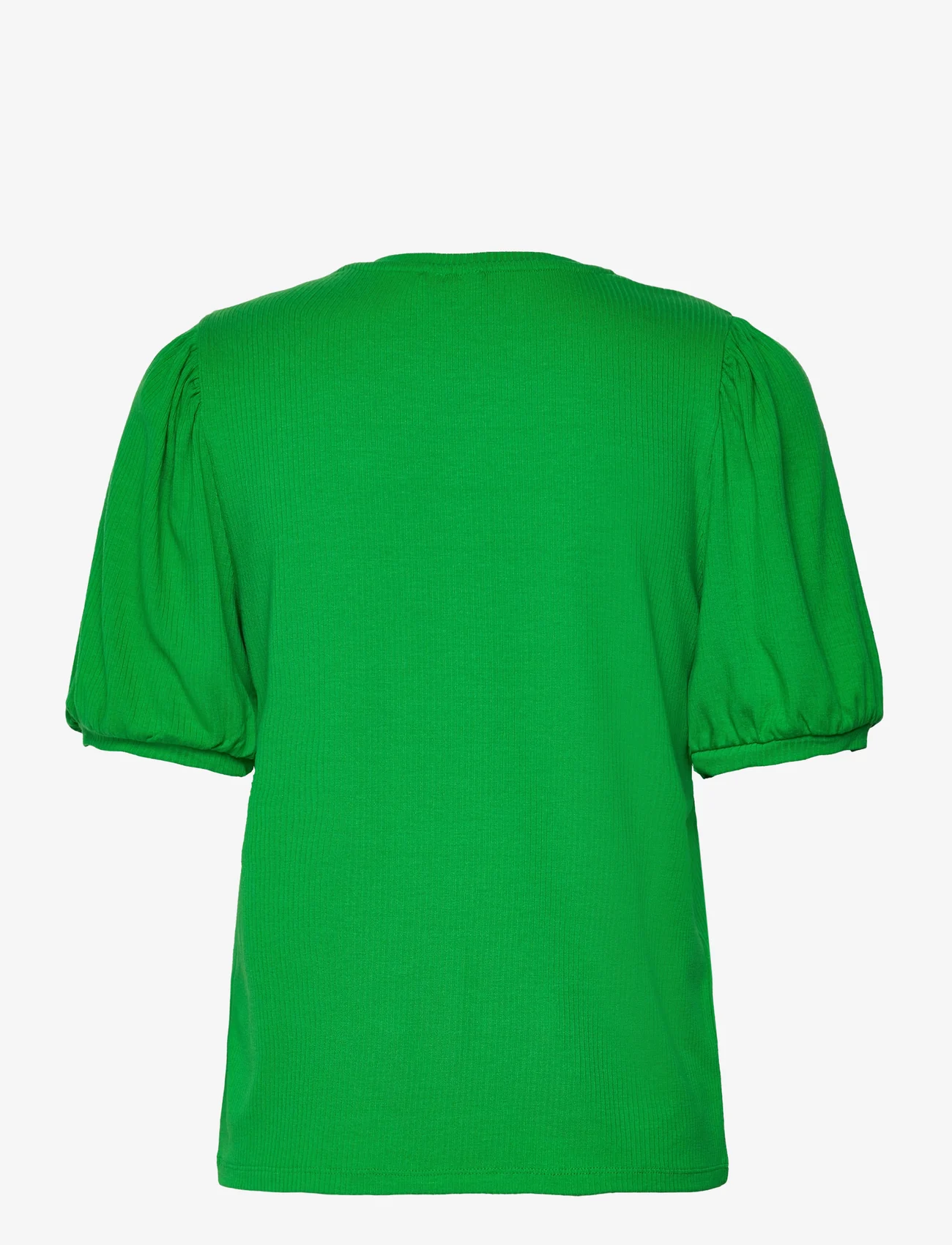 Object - OBJJAMIE S/S TOP - short-sleeved blouses - fern green - 1