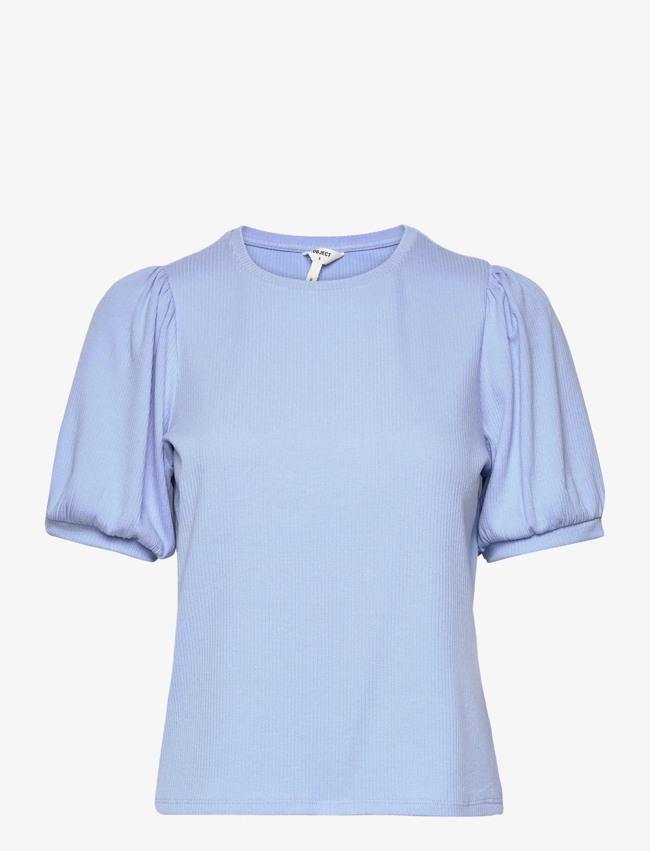 Object - OBJJAMIE S/S TOP - short-sleeved blouses - serenity - 0