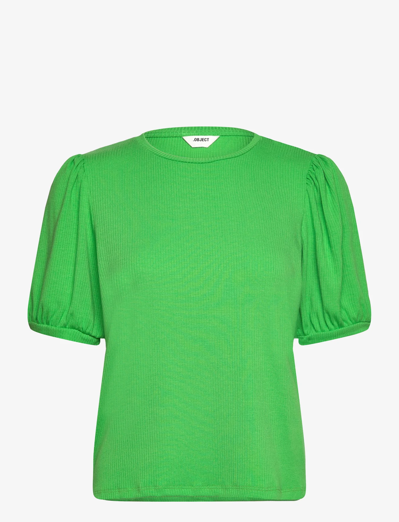 Object - OBJJAMIE S/S TOP - short-sleeved blouses - vibrant green - 0