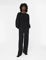 Object - OBJMILA L/S TOP NOOS - blouses met lange mouwen - black - 6