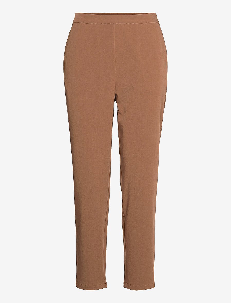 Object - OBJCECILIE NEW MW 7/8 PANTS - broeken met rechte pijp - partridge - 1