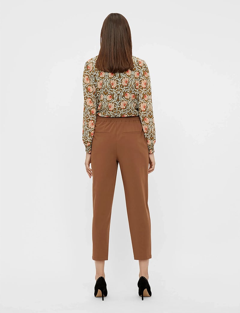 Object - OBJCECILIE NEW MW 7/8 PANTS - broeken met rechte pijp - partridge - 3