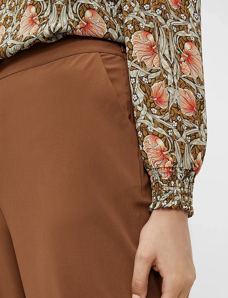 Object - OBJCECILIE NEW MW 7/8 PANTS - broeken met rechte pijp - partridge - 4