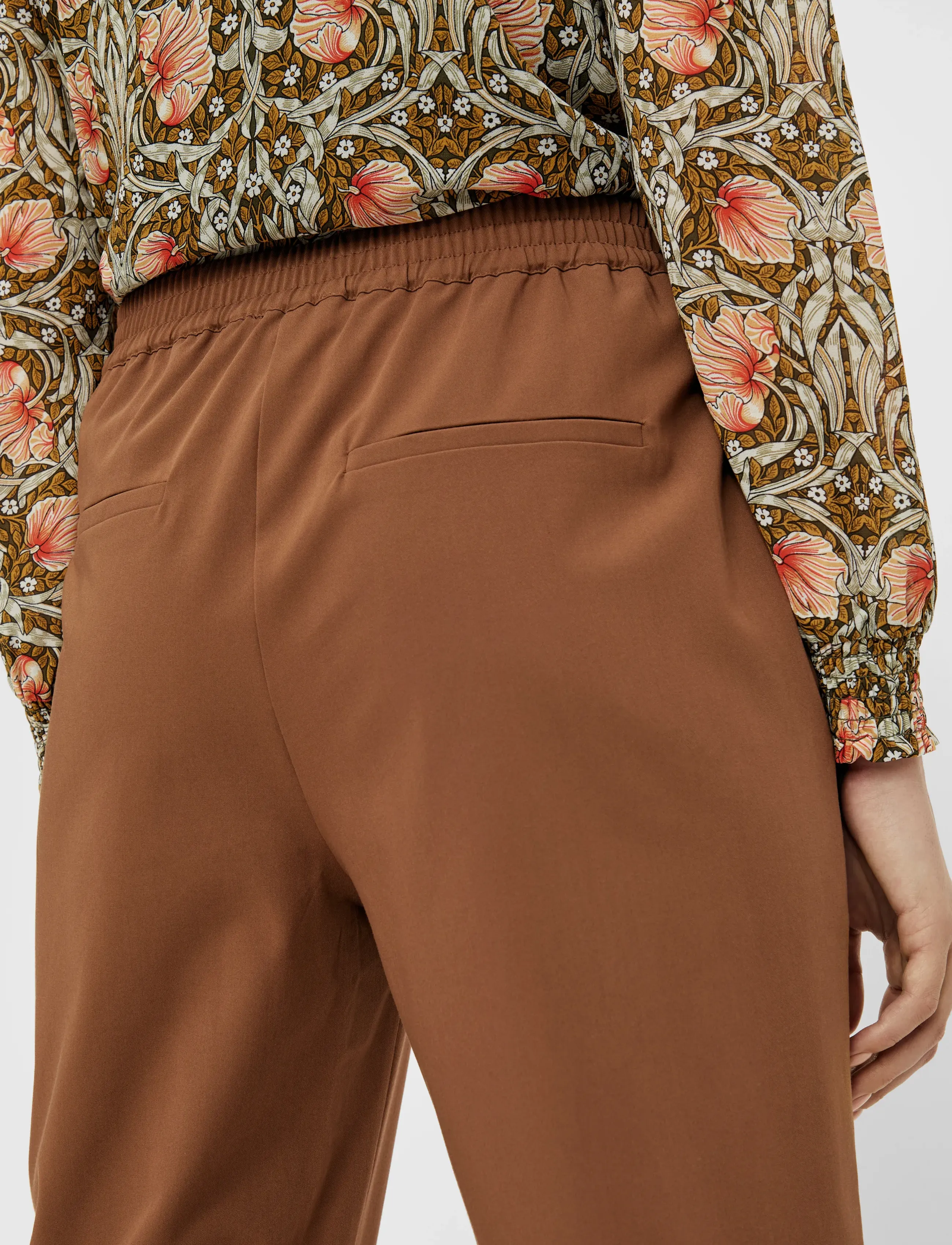 Object - OBJCECILIE NEW MW 7/8 PANTS - suorat housut - partridge - 5