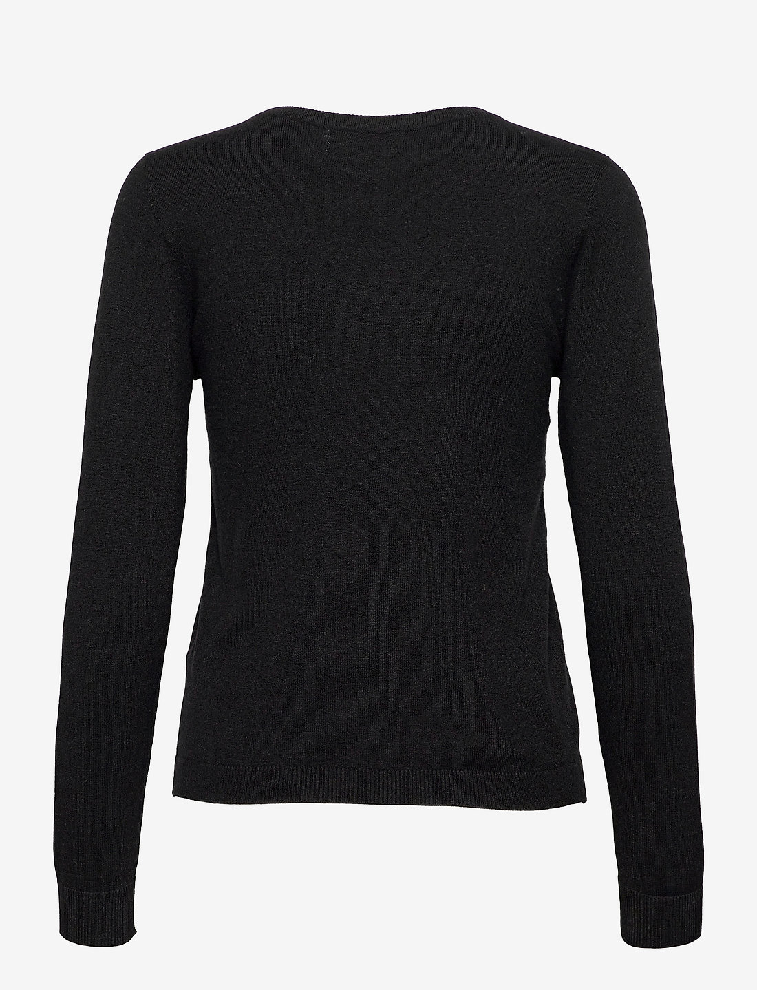 Object - OBJTHESS L/S O-NECK KNIT PULLOVER NOOS - pullover - black - 2
