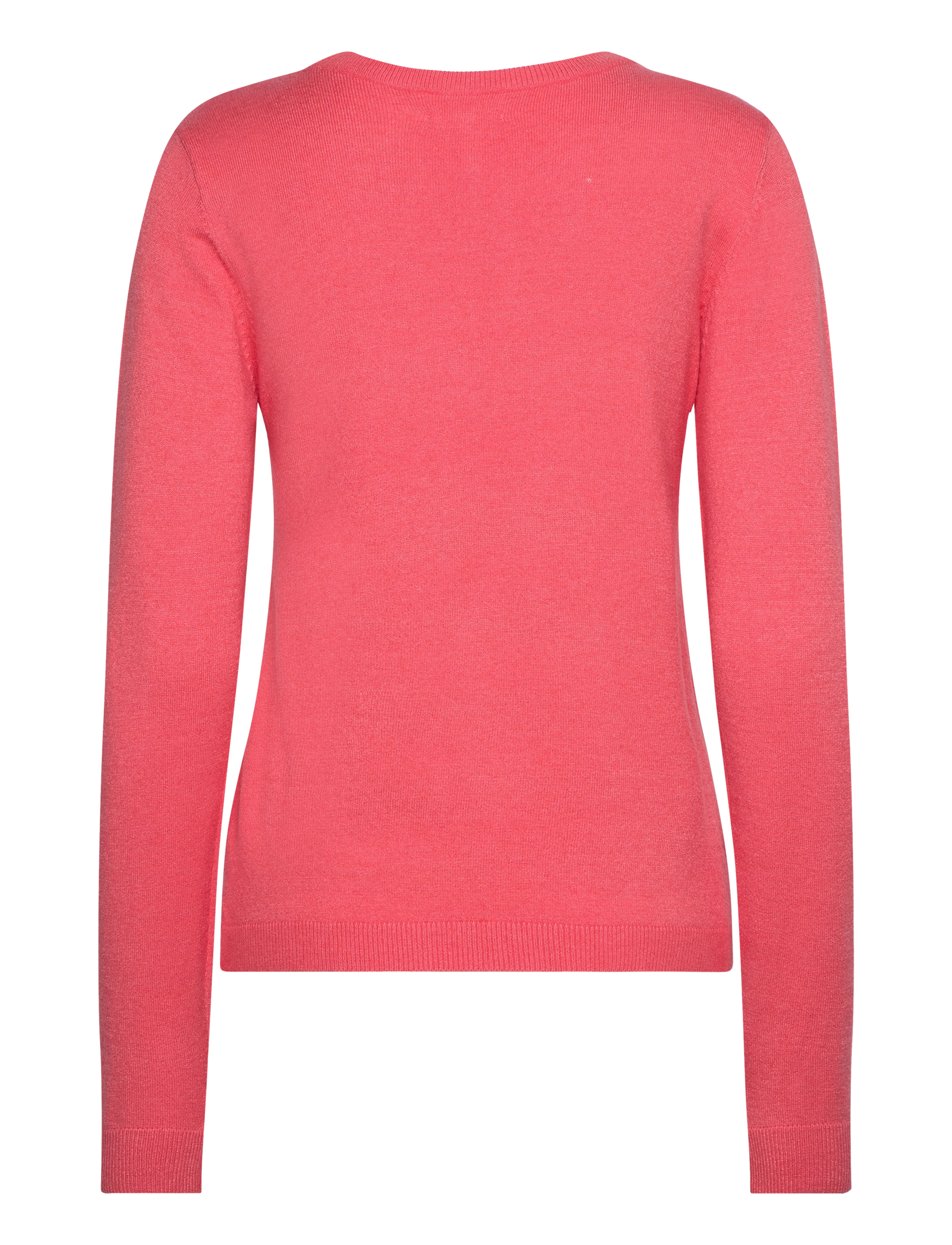 Object - OBJTHESS L/S O-NECK KNIT PULLOVER NOOS - pullover - georgia peach - 2