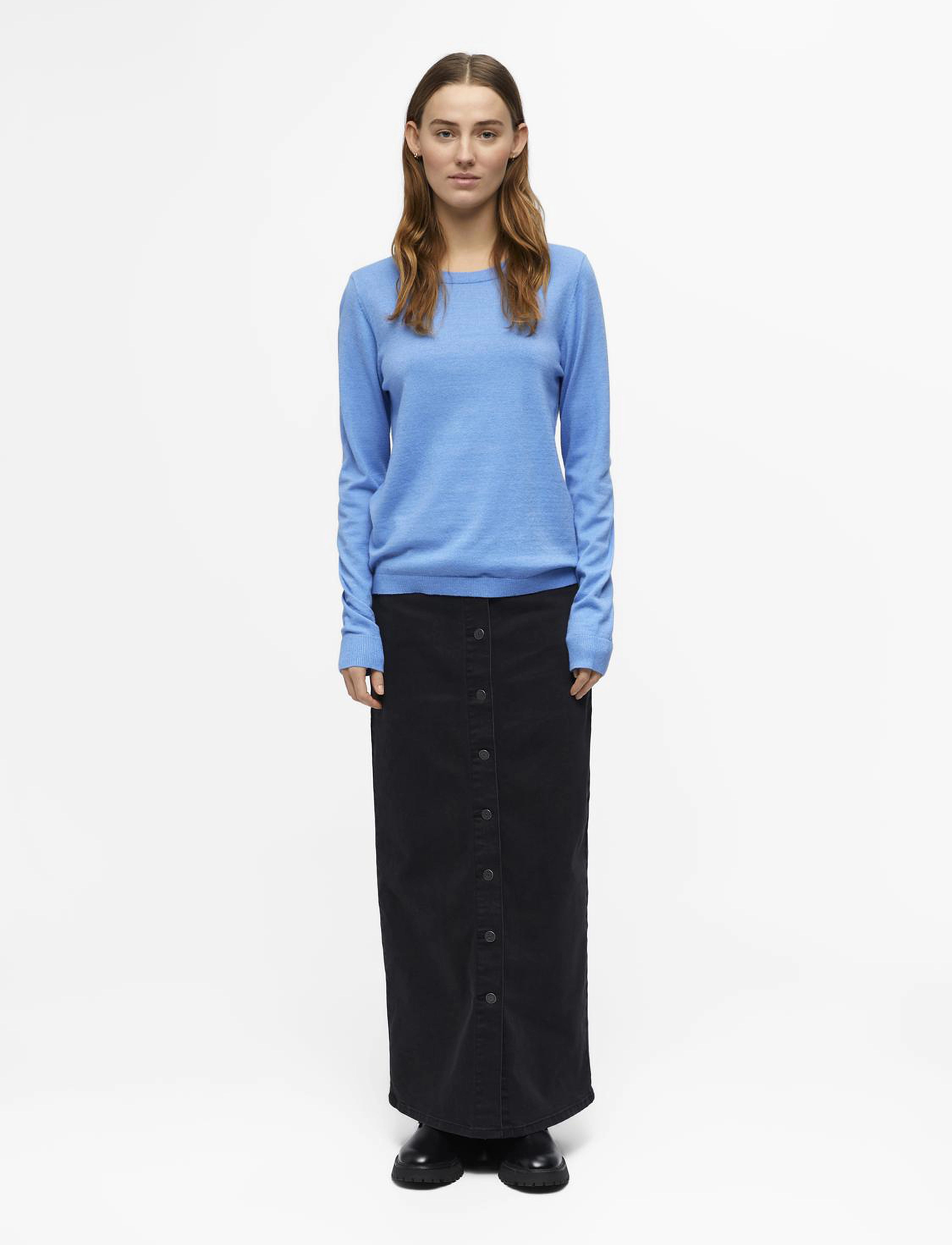 Object - OBJTHESS L/S O-NECK KNIT PULLOVER NOOS - die niedrigsten preise - provence - 4