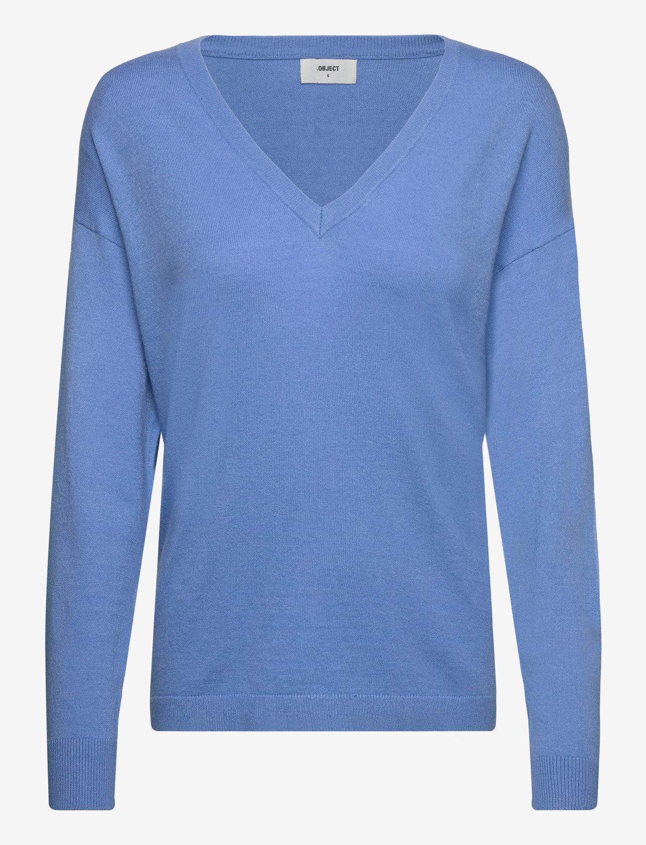 Object - OBJTHESS L/S V-NECK KNIT PULLOVER NOOS - sügisesed riided - provence - 0