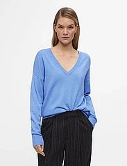 Object - OBJTHESS L/S V-NECK KNIT PULLOVER NOOS - mažiausios kainos - provence - 2
