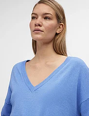 Object - OBJTHESS L/S V-NECK KNIT PULLOVER NOOS - mažiausios kainos - provence - 4