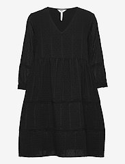 Object - OBJGEILLIS 3/4 DRESS - summer dresses - black - 0