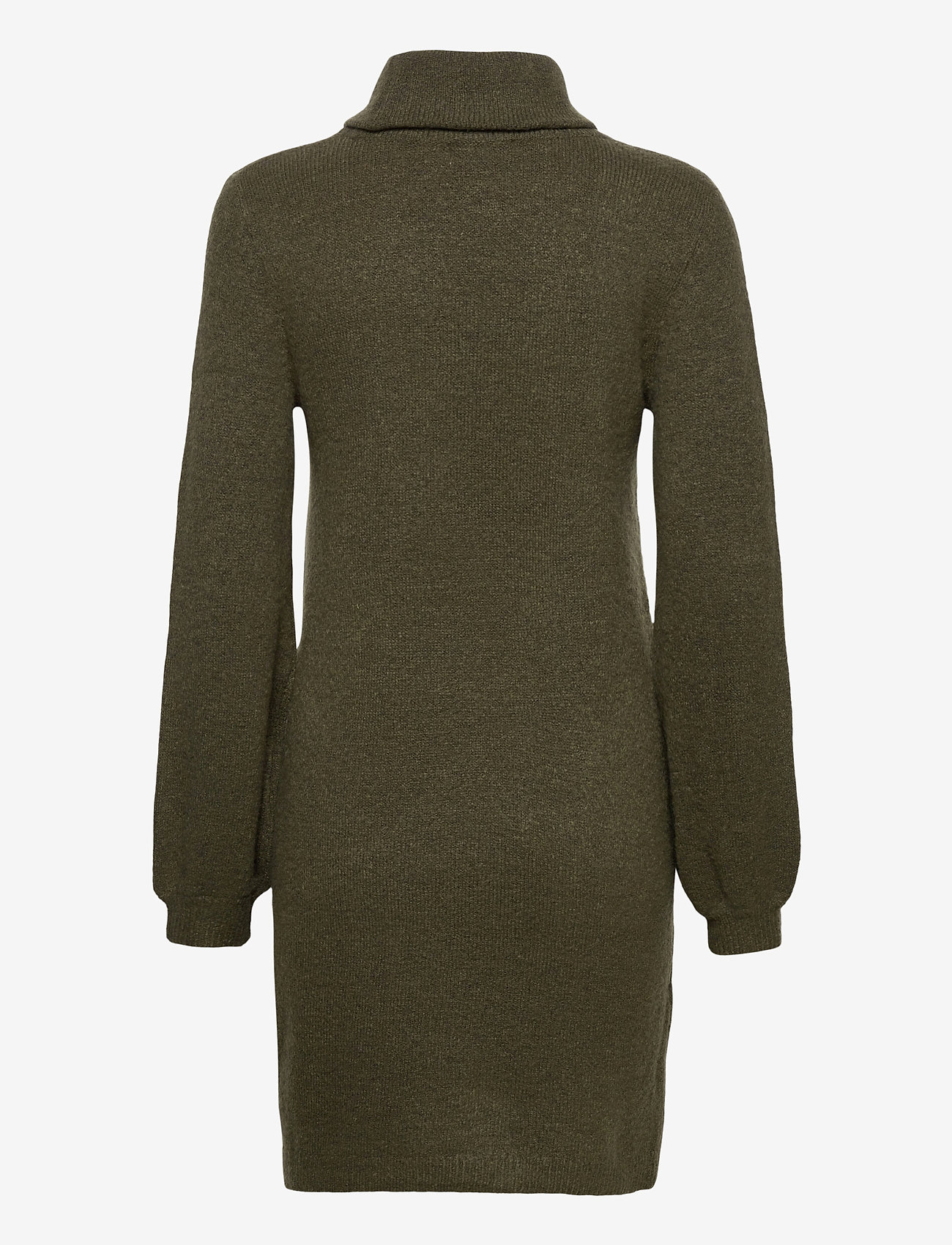 Object - OBJEVE NONSIA ROLLNECK KNIT DRESS - forest night - 1