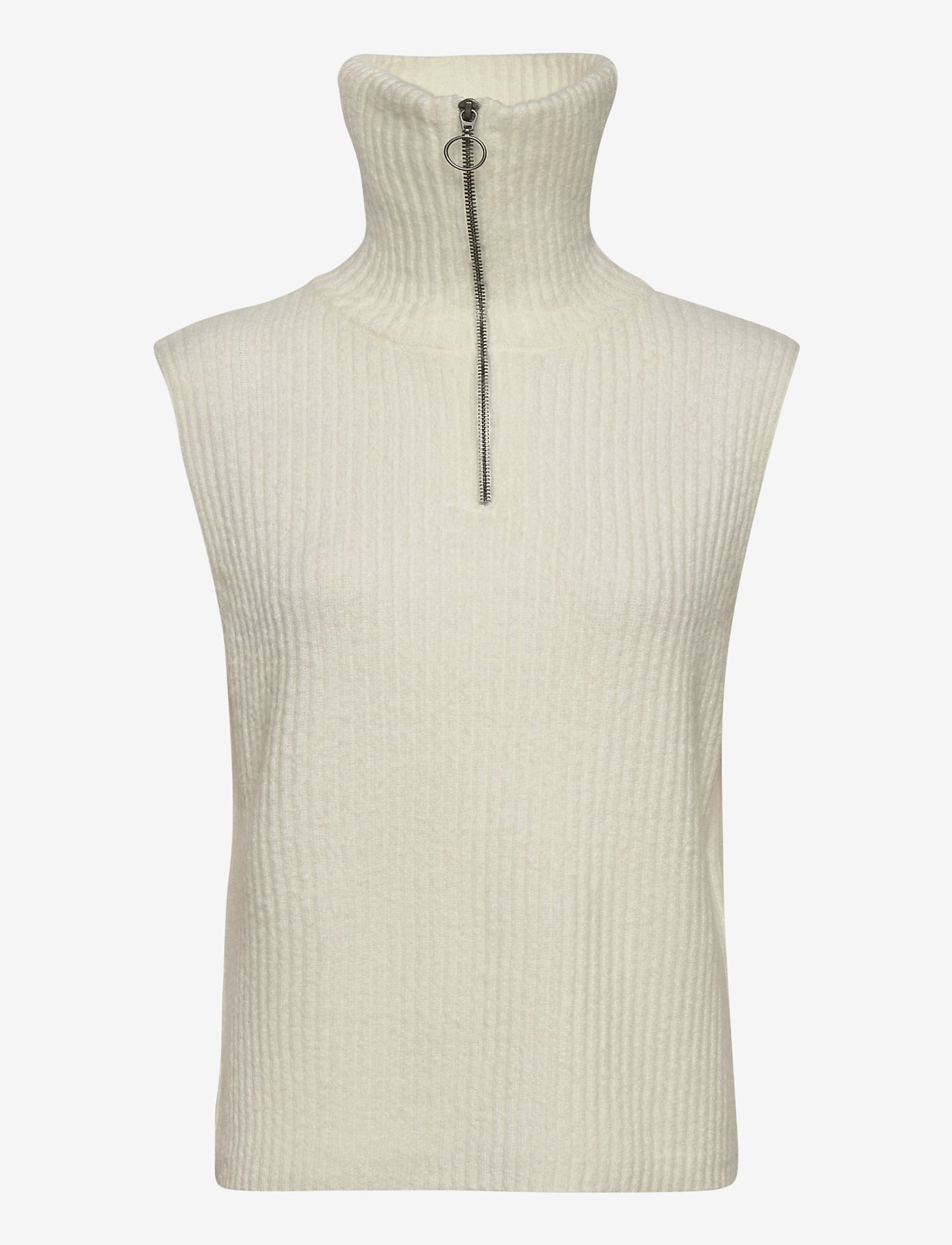 Object - OBJRACHEL S/L KNIT VEST - gardenia - 1