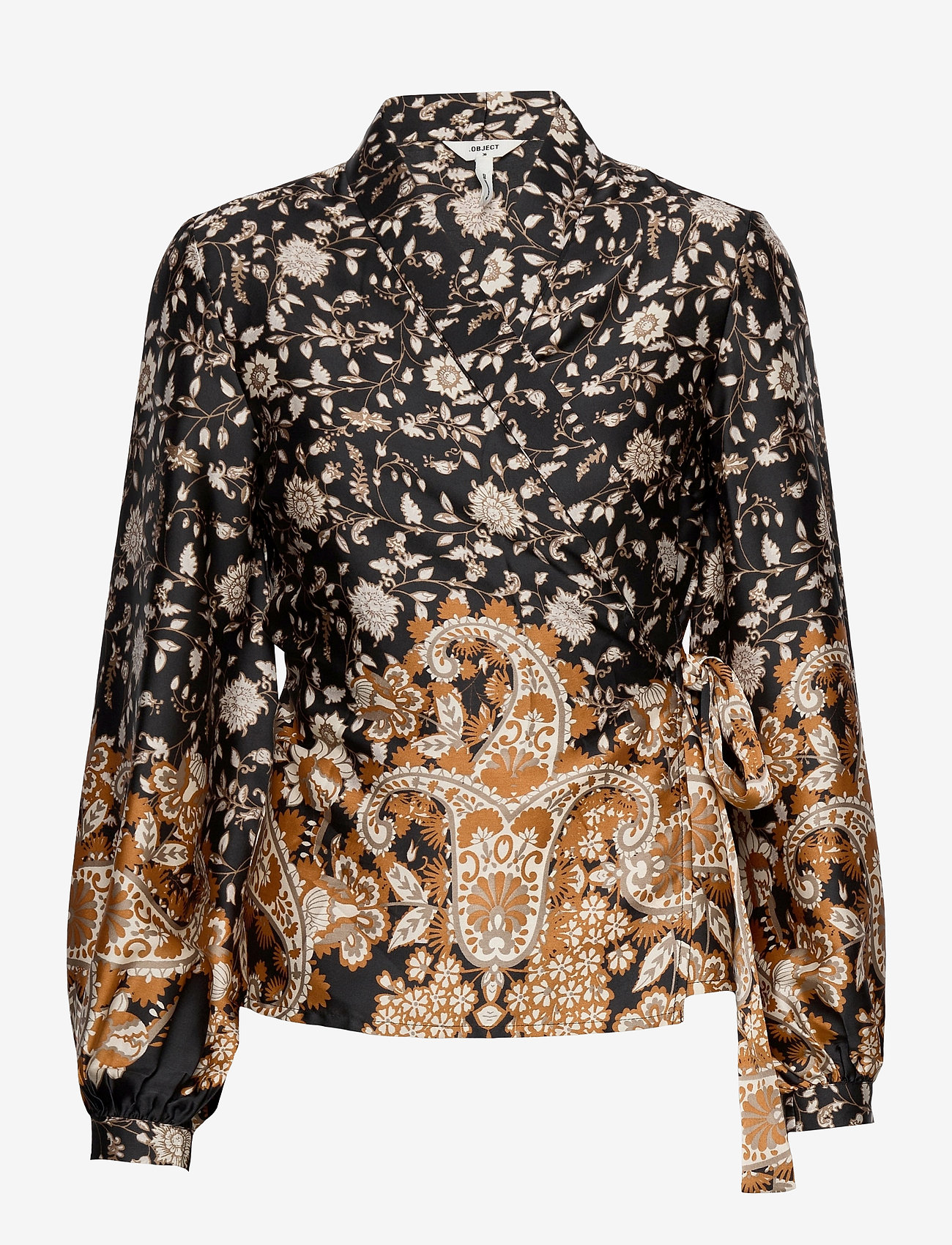 OBJKARIN L/S WRAP TOP A WI20 - SKY CAPTAIN