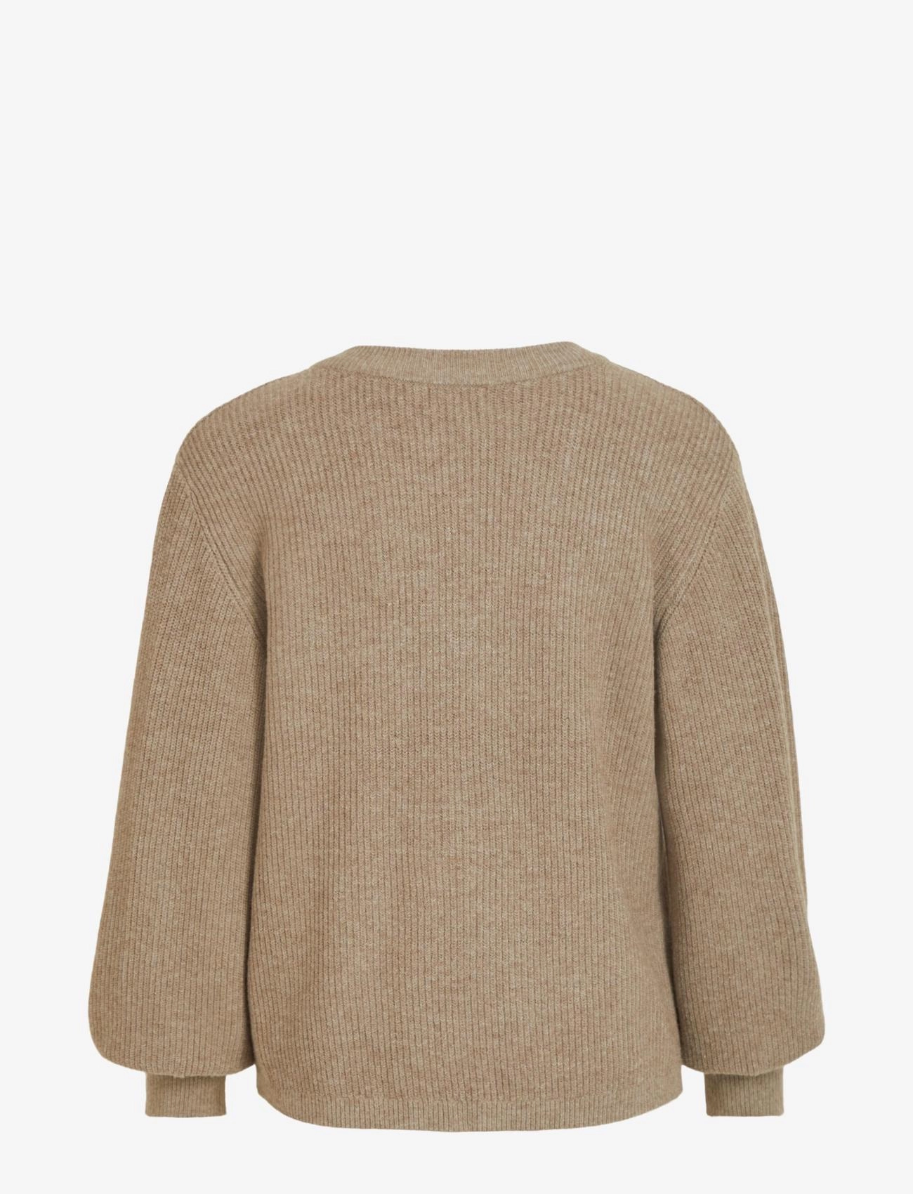Object - OBJMALENA L/S KNIT PULLOVER - fossil - 2