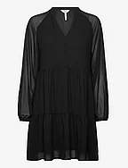 OBJMILA GIA L/S DRESS NOOS - BLACK