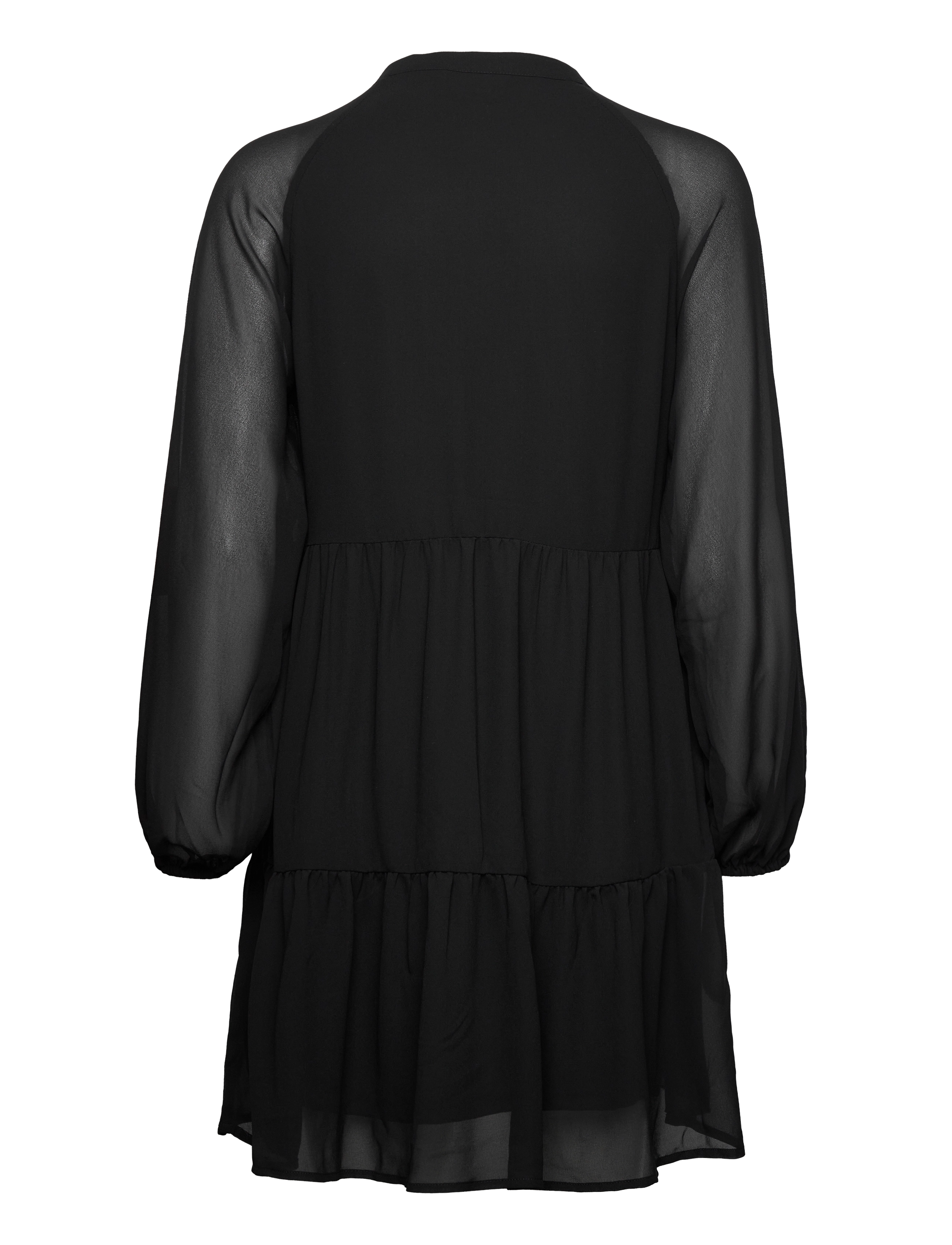 Object - OBJMILA GIA L/S DRESS NOOS - sommarklänningar - black - 2