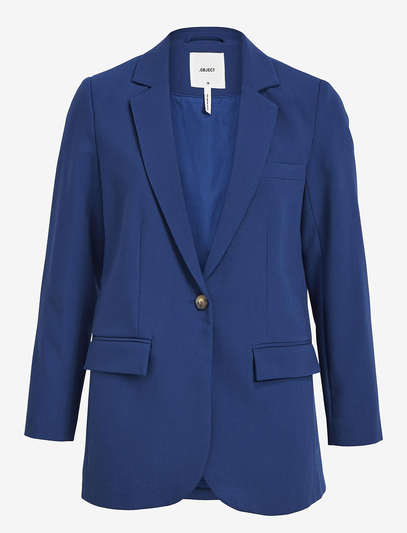 Object - OBJSIGRID L/S BLAZER NOOS - enkeltradede blazere - estate blue - 0