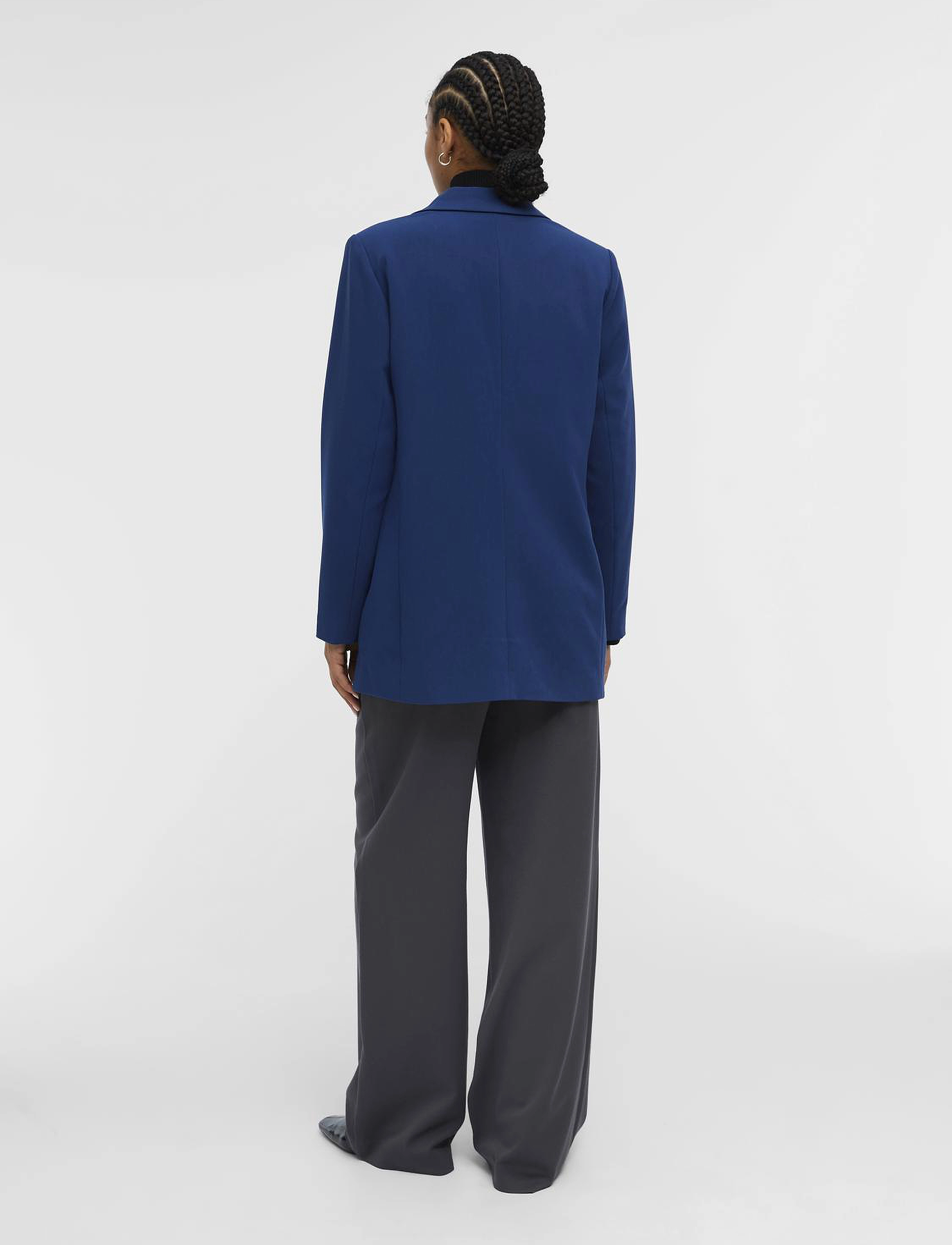 Object - OBJSIGRID L/S BLAZER NOOS - festklær til outlet-priser - estate blue - 2