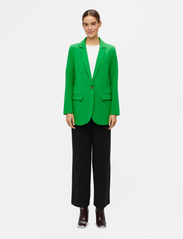 Object - OBJSIGRID L/S BLAZER NOOS - ballīšu apģērbs par outlet cenām - fern green - 4