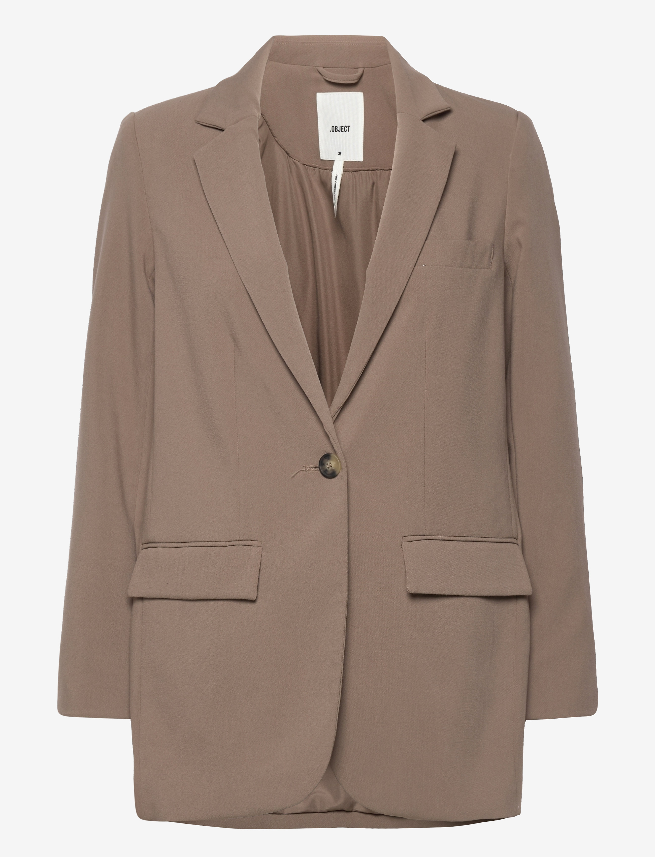 OBJSIGRID L/S BLAZER NOOS - FOSSIL