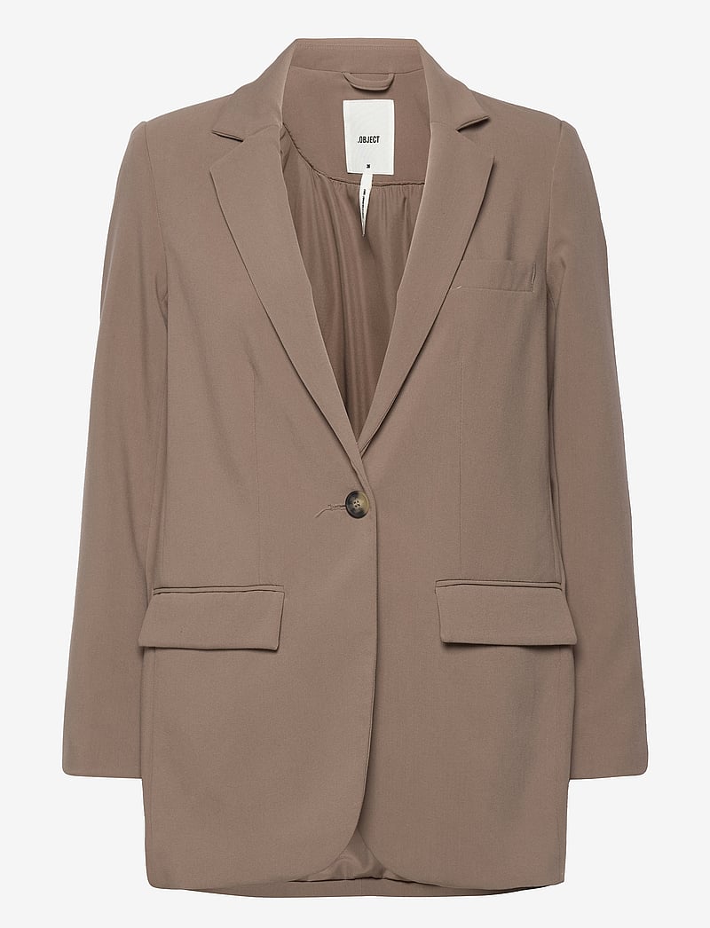 Object - OBJSIGRID L/S BLAZER NOOS - einreihige blazer - fossil - 1