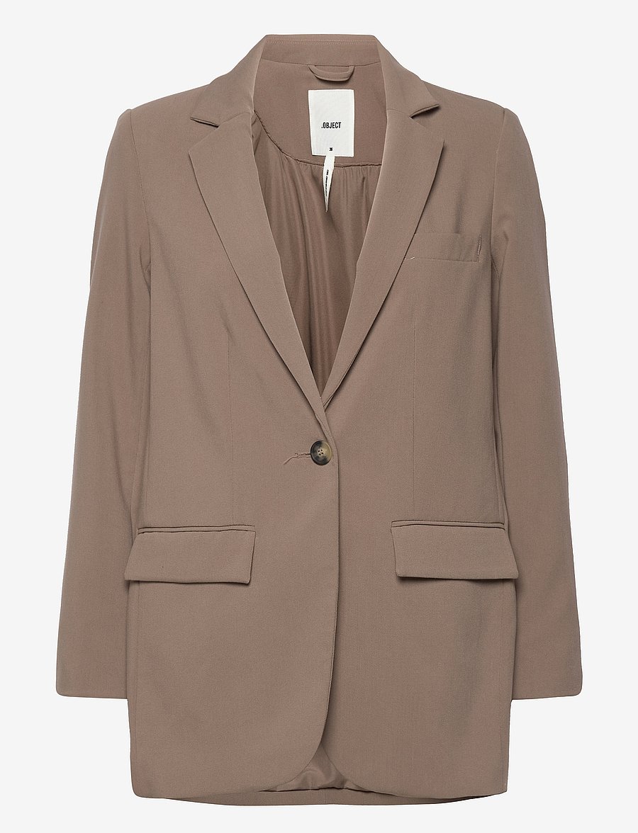 Object - OBJSIGRID L/S BLAZER NOOS - einreihige blazer - fossil - 1