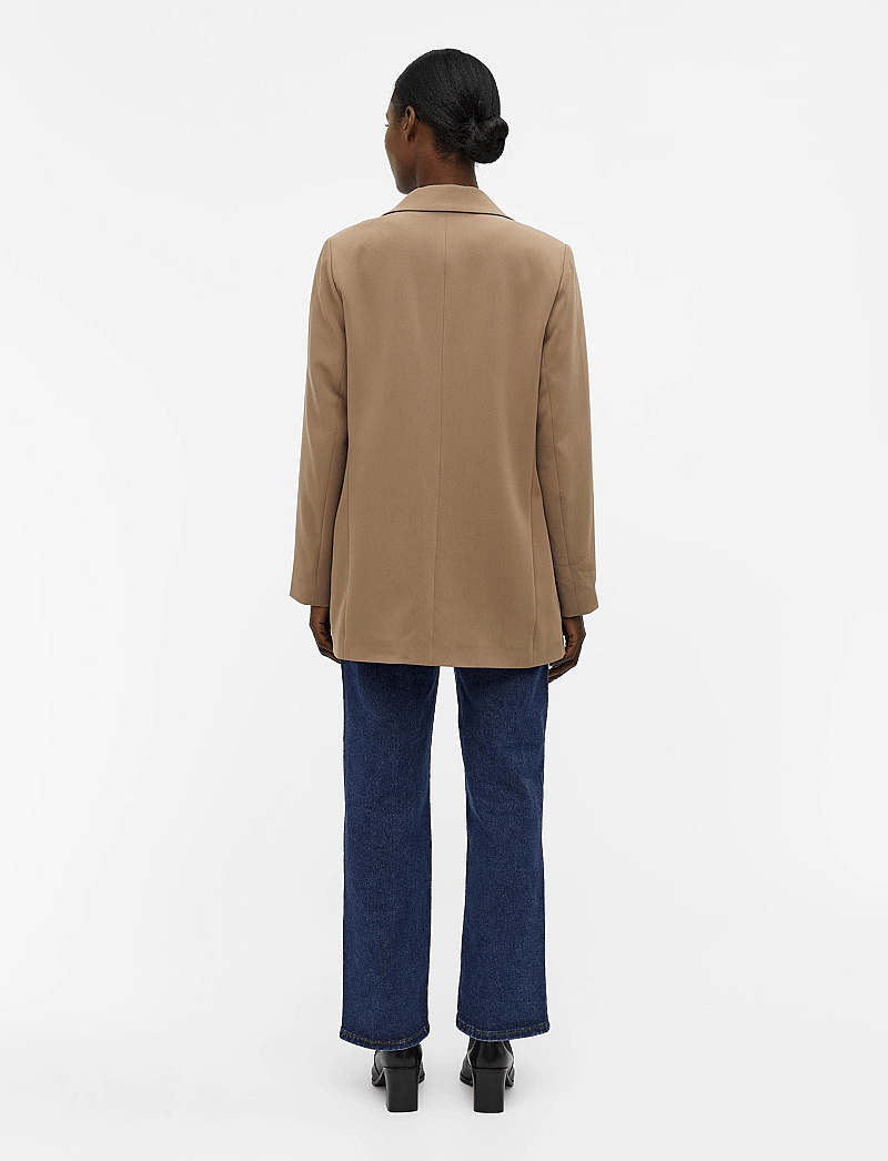 Object - OBJSIGRID L/S BLAZER NOOS - einreihige blazer - fossil - 3