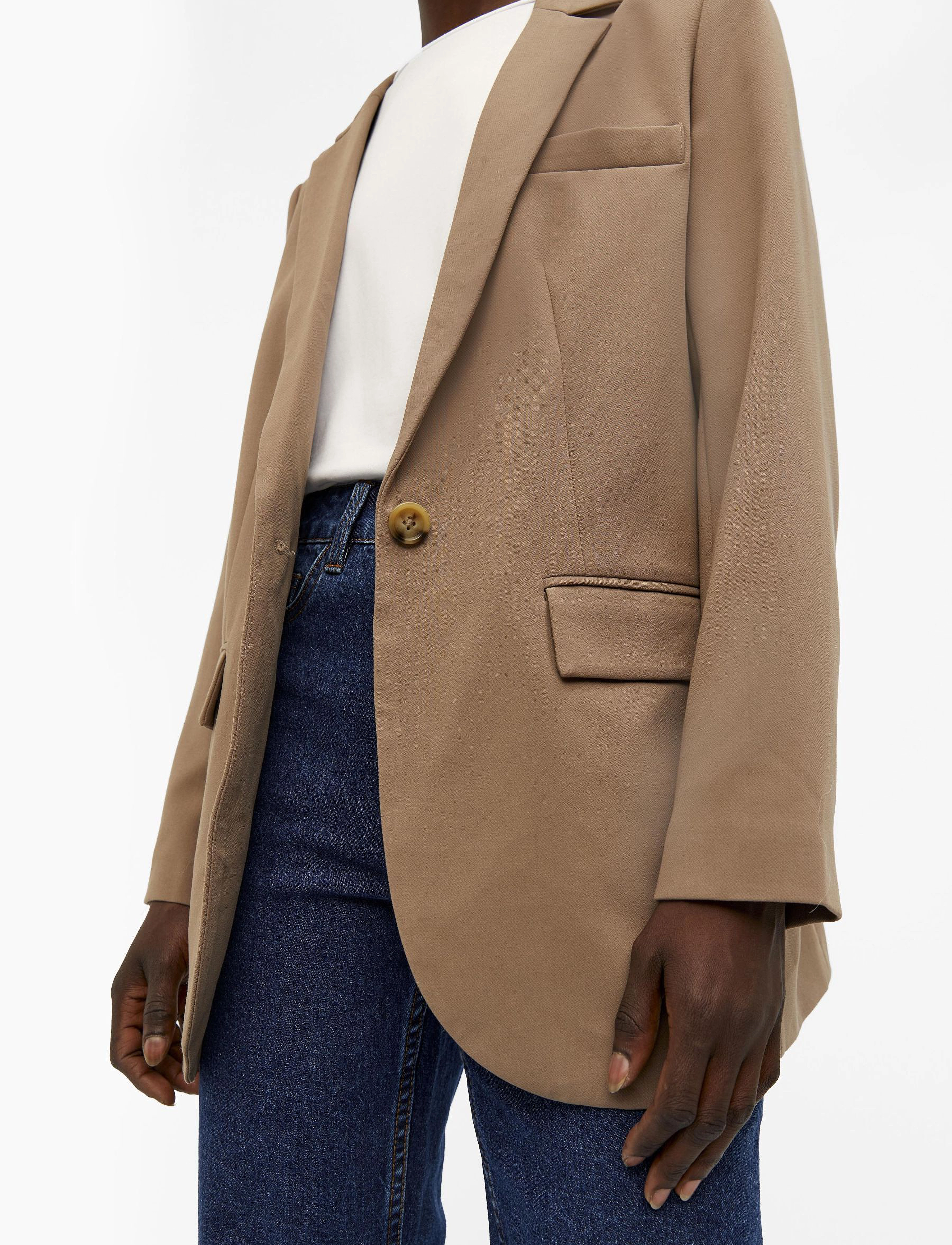 Object - OBJSIGRID L/S BLAZER NOOS - festkläder till outletpriser - fossil - 5