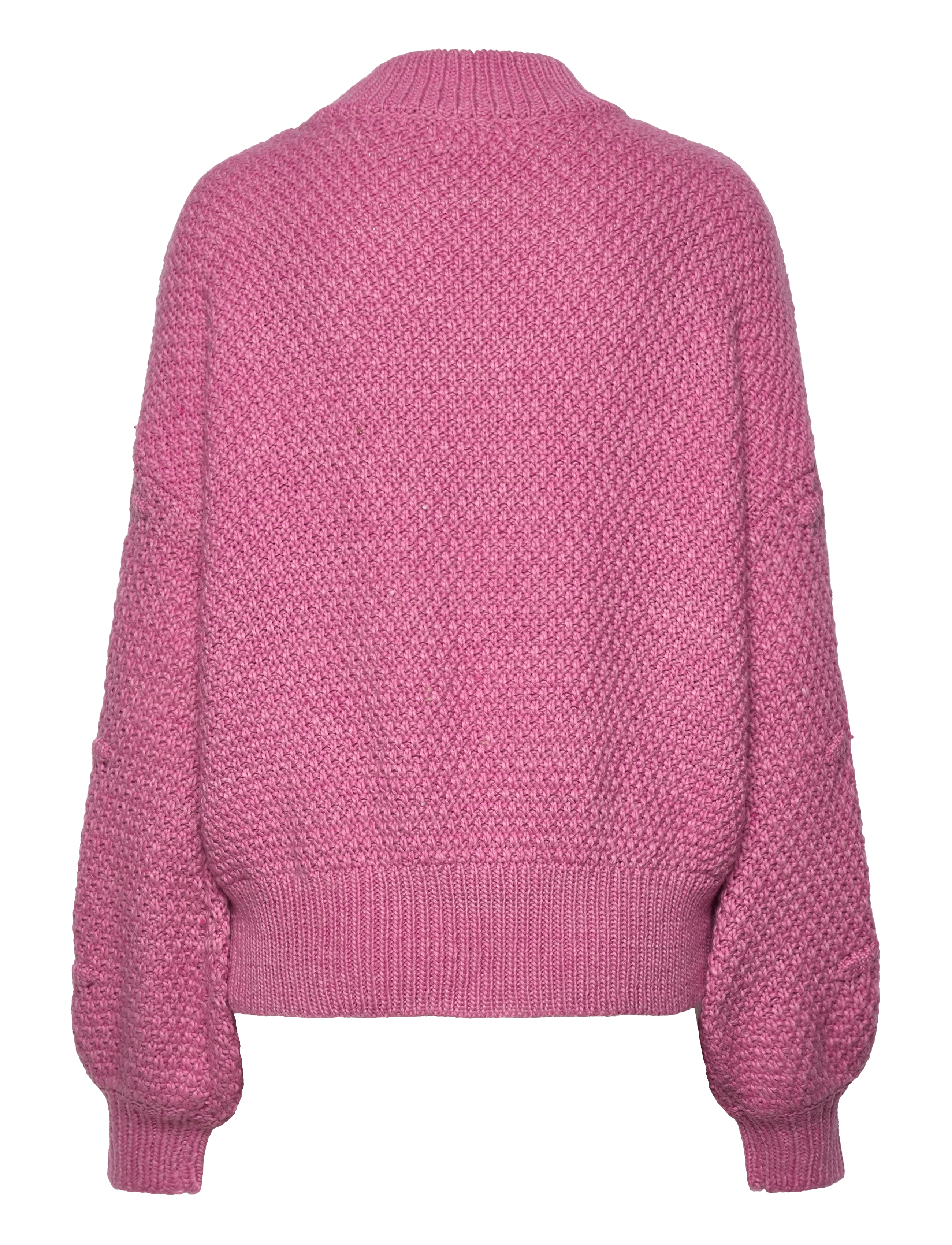 Object - OBJKAMMA CABLE KNIT PULLOVER NOOS - begonia pink - 1