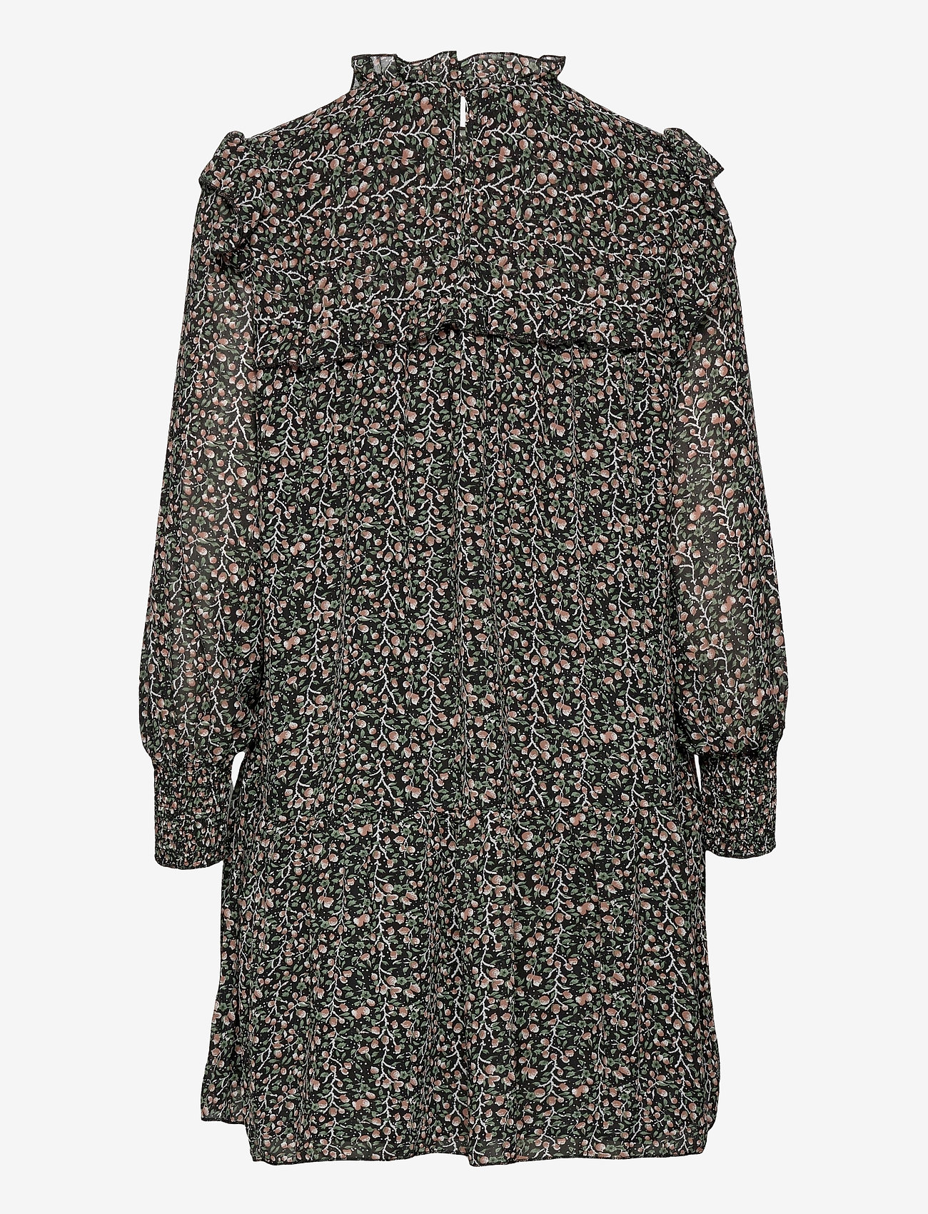 Object - OBJASTA ARYA L/S SMOCK DRESS A LMT - black - 1