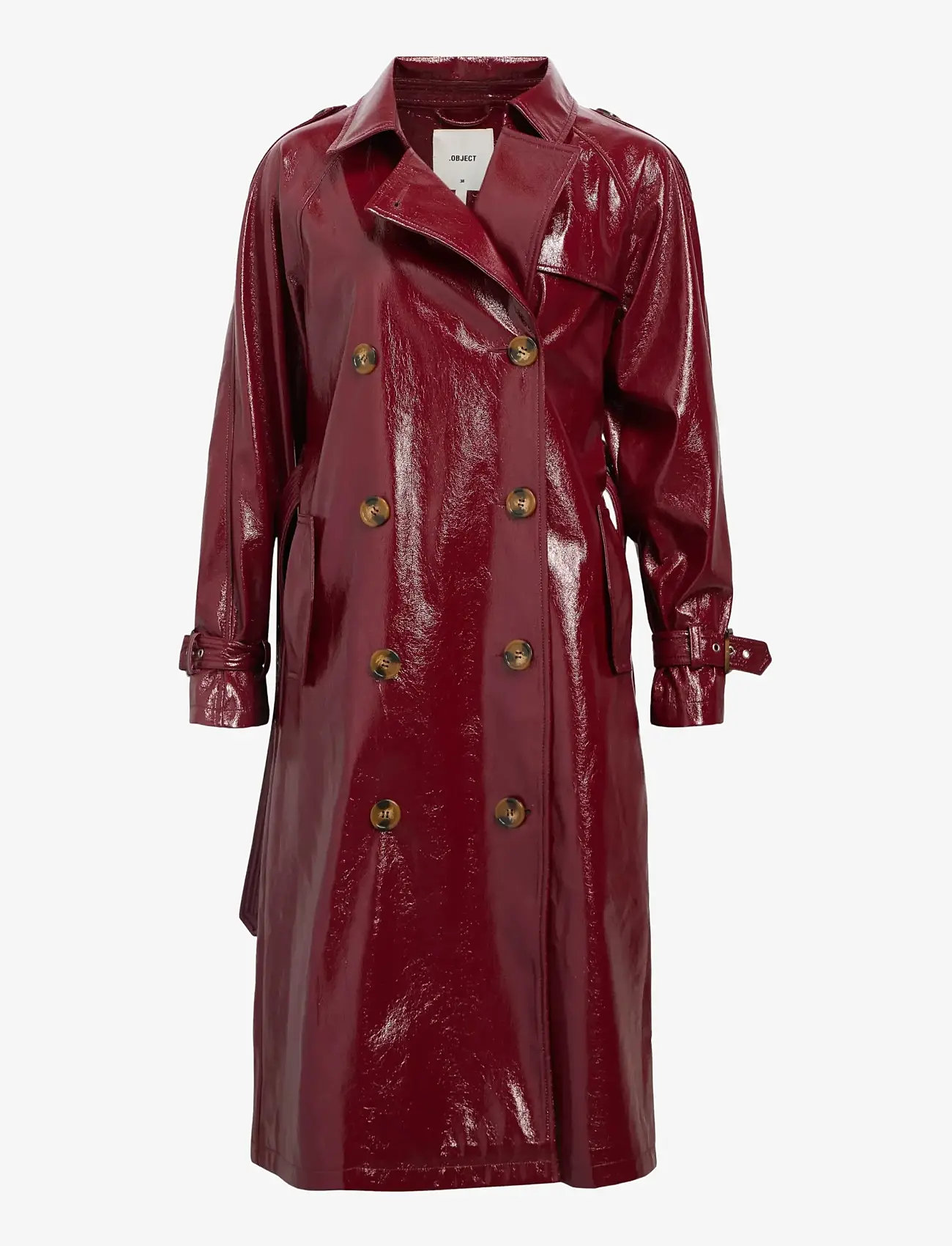 Object - OBJERIKA TRENCH COAT A REP - frühlingsjacken - cabernet - 1
