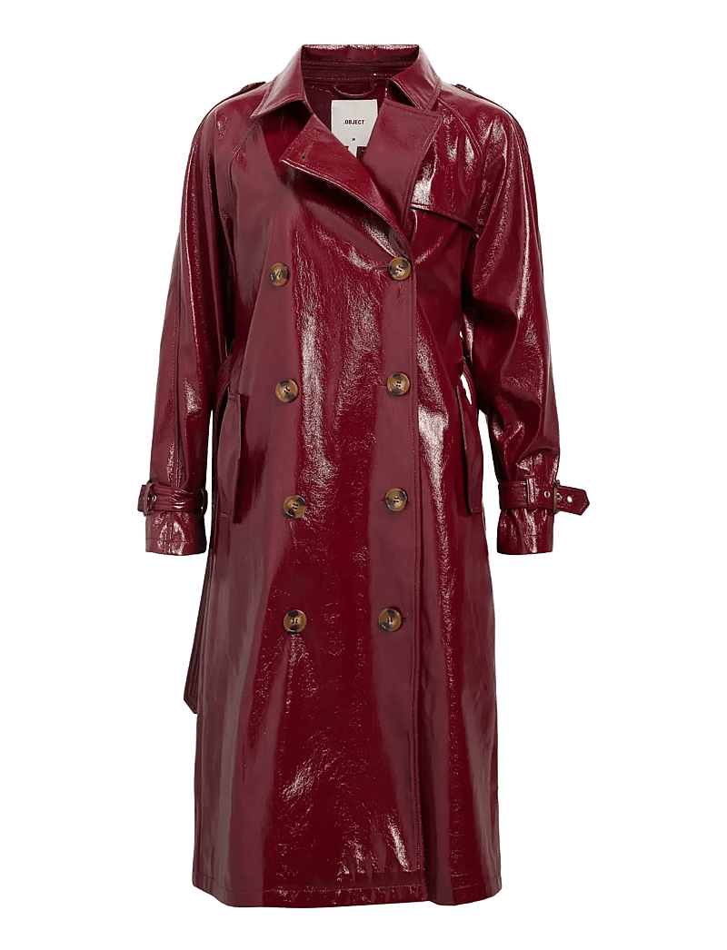 Object - OBJERIKA TRENCH COAT A REP - trenchcoats - cabernet - 1