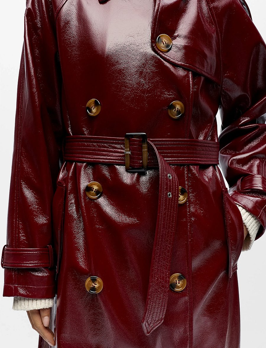 Object - OBJERIKA TRENCH COAT A REP - lietpalčiai - cabernet - 4