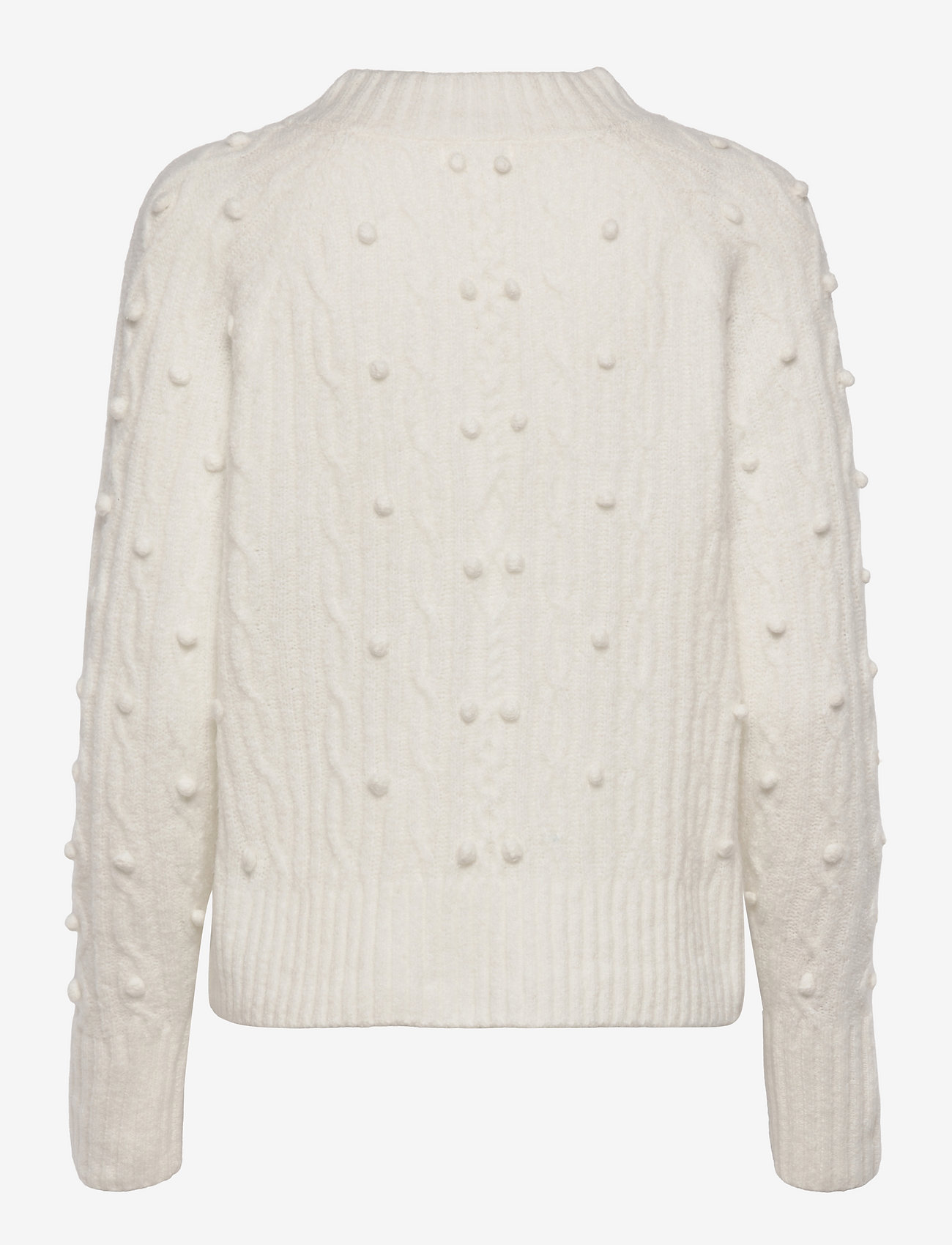 Object - OBJCATON L/S KNIT PULLOVER 116 - cloud dancer - 1